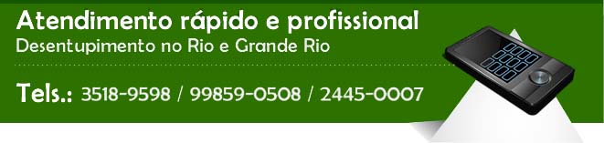 Serviços de Desentupimento no Rio de Janeiro